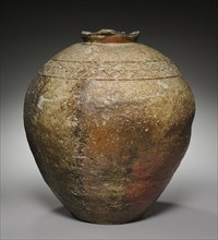 Storage Jar, late 1300s-1400s. Japan, Muromachi period (1392-1573). Stoneware with natural ash
