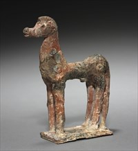 Horse, c. 750-725 BC. Greece, 8th Century BC. Terracotta; overall: 13 cm (5 1/8 in.).