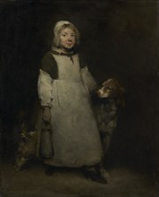 The Little Milkmaid, c. 1865. Théodule Ribot (French, 1823-1891). Oil on fabric; unframed: 46.3 x