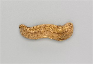 Set of Pendants Ending in a Bull's Head, 185-72 BC. India, Sunga Period (185-72 BC). Gold repoussé