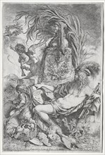 The Genius of Castiglione, 1648. Giovanni Benedetto Castiglione (Italian, 1609-1664). Etching