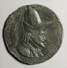 Portrait of John VIII Palaoelogus, Emperor of Constantinople, 1424-1428 (obverse), c. 1438-1439.