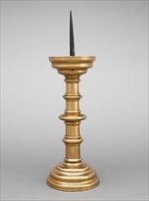 Pricket Candlestick, early 1500s. South Netherlands, Valley of the Meuse, 16th century. Brass