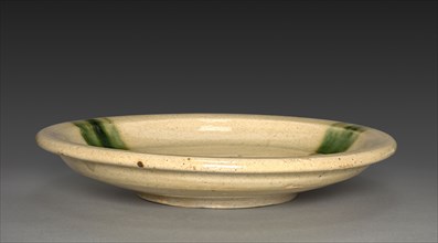 Plate: Seto Ware, 18th-19th century. Japan, Aichi Prefecture, Edo Period (1615-1868). Glazed