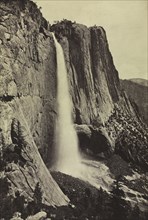 Yosemite Falls, 1868. Attributed to Eadweard J. Muybridge (American, 1830-1904). Albumen print;