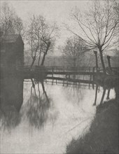 The Compleat Angler by Izaak Walton, edited by R. B. Marston, pl. XXV: Footbridge Near Chingford,