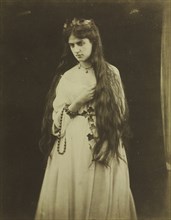 Mnemosyne (Marie Spartali, 1844-1927), 1868. Julia Margaret Cameron (British, 1815-1879). Albumen