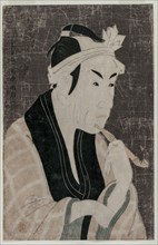 Matsumoto Koshiro IV as Gorobei, the Fish Seller from Sanya, 1794. Toshusai Sharaku (Japanese).