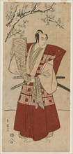 Ichikawa Monnosuke II as a Lord Holding a Banner, 1791. Katsukawa Shunei (Japanese, 1762-1819).