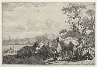 The Shepherd, 1644. Paulus Potter (Dutch, 1625-1654). Etching