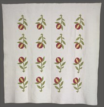 Quilt, c. 1880 (?). America, Pennsylvania, Cowan, Late 19th century. Cotton, piecework; overall: