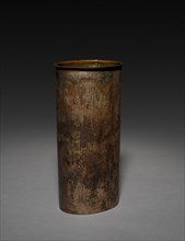 Liner for Carved Vase, 1800s. Japan, 19th century. Tin; overall: 19.7 x 9.8 cm (7 3/4 x 3 7/8 in.).