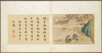 Album of Miscellaneous Subjects, Leaf 8, 1600s. Fan Qi (Chinese, 1616-aft 1694). Album leaf, ink