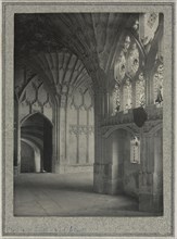 Gloucester Cathedral - Cloisters: South and West Alleys, c. 1900. Frederick H. Evans (British,