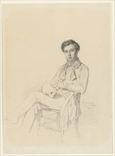 Charles Passant, 1849. Gustave Edward Barry (French). Graphite; sheet: 51.9 x 37.3 cm (20 7/16 x 14