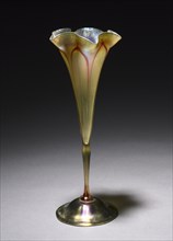 Goblet-Shaped Stemmed Vase, c. 1895. Tiffany and Company (American), Louis Comfort Tiffany
