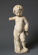 Christ Child, c. 1490-1500. Attributed to Michele (di Luca) Marini (Italian). Marble; overall: 87.6