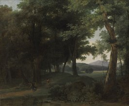 A Forest with Apollo and Daphne, 1810. Jean-Victor Bertin (French, 1767-1842). Oil on fabric;