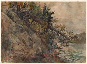 Lake Memphremagog, c. 1880s. Harry Fenn (American, 1838/45-1911). Watercolor and gouache over