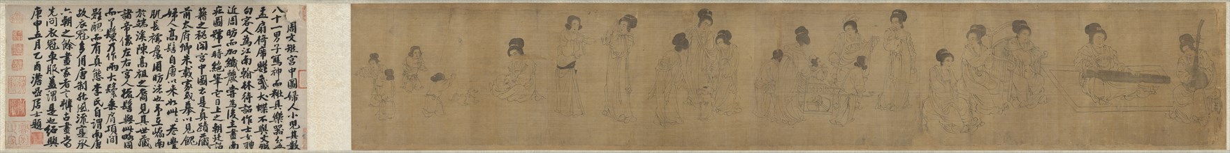 In the Palace, before 1140. After a work attributed to Zhou Wenju (Chinese, active 942-961).