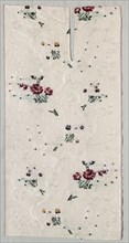 Length of Silk Brocade, 1756. England, Spitalfields, 18th century. Silk; overall: 102 x 50.5 cm (40