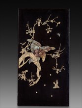 Decorative Panel, c 1800s. Japan, 19th century. Lacquer with ivory inlays; overall: 90.8 x 48.3 x 2