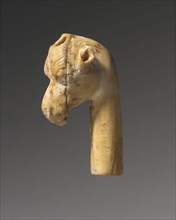 Giraffe Head, c. 1540-1296 BC. Egypt, New Kingdom, Dynasty 18. Ivory; overall: 3.2 cm (1 1/4 in.).