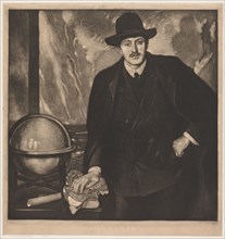 John Masefield. William Strang (British, 1859-1921). Mezzotint and etching