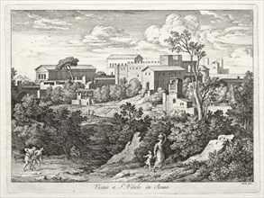 View of San Vitale, Rome, c. 1810. Joseph Anton Koch (Austrian, 1768-1839). Etching