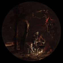 Scenes of Witchcraft: Evening, c. 1645-1649. Salvator Rosa (Italian, 1615-1673). Oil on canvas;