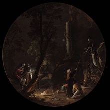 Scenes of Witchcraft: Night, c. 1645-1649. Salvator Rosa (Italian, 1615-1673). Oil on canvas;
