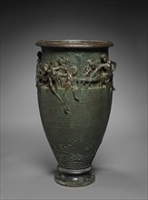 Vase, c. 1890. Gustave-Joseph Chéret (French, 1838-1894). Bronze; diameter: 43.2 cm (17 in.);