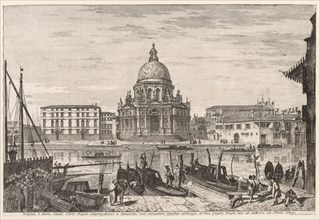 Views of Venice:  S. M. Della Salute, 1741. Michele Marieschi (Italian, 1710-1743). Etching