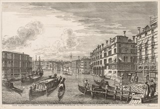 Views of Venice:  Grand Canal, 1741. Michele Marieschi (Italian, 1710-1743). Etching