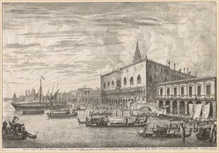Views of Venice:  The Molo and S. M. Della Salute, 1741. Michele Marieschi (Italian, 1710-1743).