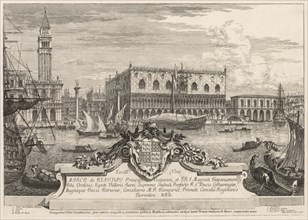 Views of Venice:  The Piazzetta and Ducal Palace, 1741. Michele Marieschi (Italian, 1710-1743).