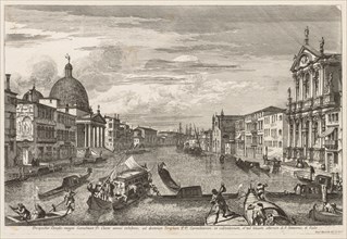 Views of Venice:  Santa Chiara, 1741. Michele Marieschi (Italian, 1710-1743). Etching