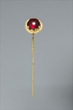 Straight Pin, c. 500 BC. Italy, Etruscan, late 6th Century BC. Gold and glass; overall: 6.4 cm (2