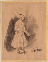 Shah Jahan, c. 1656-1661. Rembrandt van Rijn (Dutch, 1606-1669). Pen and brown ink and brush and