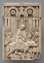 Plaque: The Journey to Bethlehem, c. 1100-1120. South Italy, Amalfi, Romanesque period, 12th