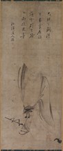 Hotei, mid 1500s. Yamada Doan (Japanese, 1571). Hanging scroll; ink on paper; overall: 85.7 x 35.3