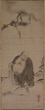 Hotei, late 1300s-early 1400s. Kichizan Mincho (Japanese, 1352-1431). Hanging scroll; ink and
