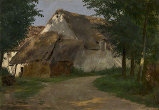 The Farm at the Entrance of the Wood, 1860-1880. Rosa Bonheur (French, 1822-1899). Oil on fabric;