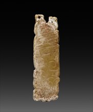 Plaque, c. 10th Century BC. China, Western Zhou dynasty (c. 1046-771 BC). Calcite; overall: 3 cm (1