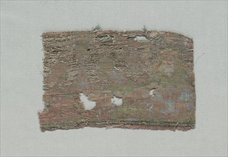Three Fragments of Italian Gothic Silk, 1350-1399. Italy, second half of 14th century. Lampas