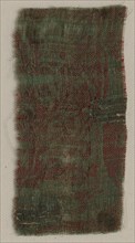 Three Fragments of Italian Gothic Silk, 1300s. Italy, 14th century. Lampas weave, brocaded; silk
