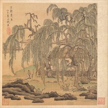 Paintings after Ancient Masters: Mr. Five Willows (Wuliu), Tao Yuanming, 1598-1652. Chen Hongshou