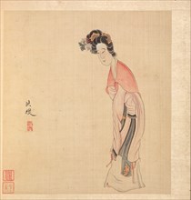 Paintings after Ancient Masters: A Lady, 1598-1652. Chen Hongshou (Chinese, 1598/99-1652). Album