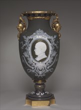Vase with Portrait of President MacMahon, c. 1872-1874. Alfred-Thompson Gobert (French, 1822-1894),