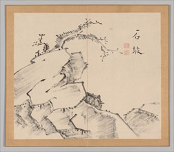 Double Album of Landscape Studies after Ikeno Taiga, Volume 1 (leaf 20), 18th century. Aoki Shukuya